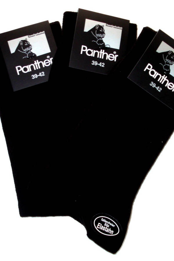 Großansicht von Panther Panther braune Herren Anzugsocken, 3 Paar